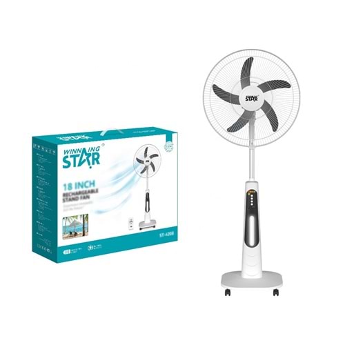 WINNING STAR ST-4208 18 İNÇ AC/DC AYAKLI VANTİLATÖR