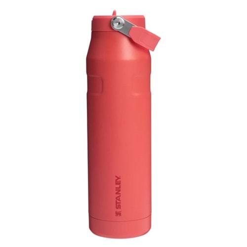 STANLEY THE ICEFLOW™ BOTTLE FLİP STRAW 2.0 1.1L / 36OZ - HOT CORAL