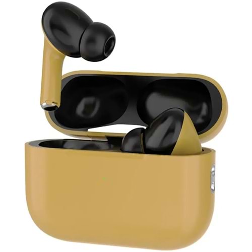GREEN LION EARBUDS PRO 2 ANC KABLOSUZ KULAKLIK TWS SARI SİYAH - GN2EPRO2BKYL