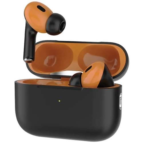 GREEN LION EARBUDS PRO 2 ANC KABLOSUZ KULAKLIK TWS TURUNCU SİYAH - GN2EPRO2OGBK