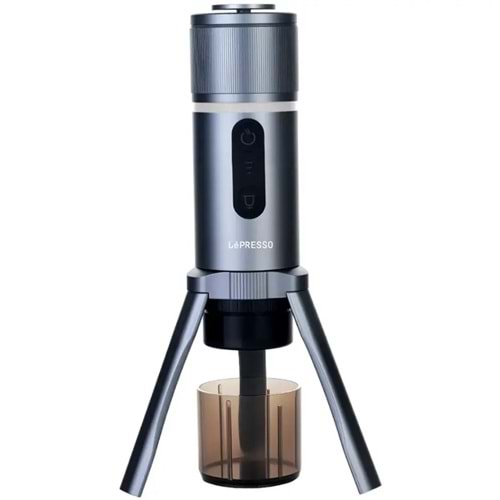 LEPRESSO BREWJET TAŞINABİLİR ESPRESSO MAKİNESİ TEK TUŞ GRİ - LPPECFFMGY