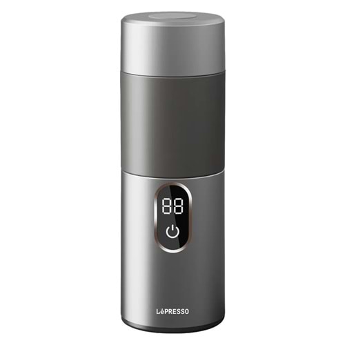 LEPRESSO MOKARISE ELEKTRİKLİ MOKA POT OTO VE EV APARATLI GÜMÜŞ - LPCFFMR0041SL