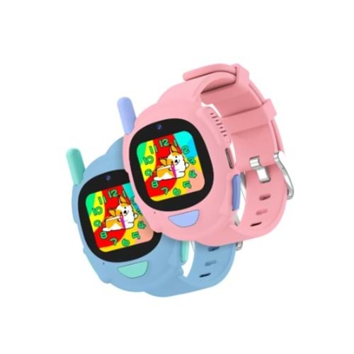 PORODO FUN TALK TELSİZLİ KAMERALI ÇOCUK SAATİ İKİLİ SET PEMBE MAVİ - PDS072BUPK