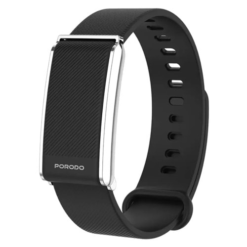 PORODO TRACKFIT AKILLI BİLEKLİK SİYAH - PDSB1062BK