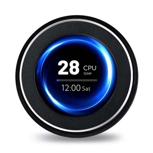 PORODO 2.1 INCH MİNİ AKILLI BİLGİ EKRANI SİYAH - PDX536
