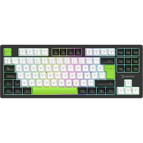 GAMEPOWER NAMA RGB MEKANİK KABLOSUZ HOT SWAP GAMİNG KLAVYE