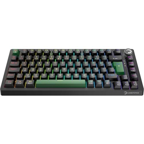 GAMEPOWER TIRUS HE80 8K HZ RGB MANYETİK SWITCH KABLOLU GAMING MEKANİK KLAVYE