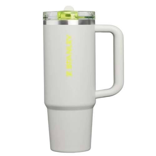 STANLEY THE QUENCHER PROTOUR FLİP STRAW TUMBLER 0.89L / 30OZ - PALE STONE ATOMİC