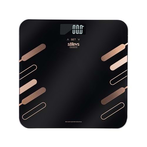 STİLEVS TARTAR BA-739 BANYO BASKÜLÜ SİYAH&GOLD