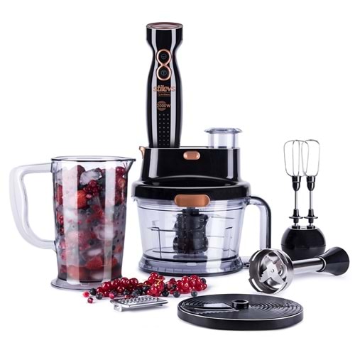 STİLEVS LİMİTLESS EL BLENDER SETİ SİYAH