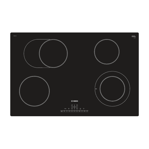 BOSCH PKN811FP2E SERAMİK 4 ELEKTRİKLİ DİJİTAL GÖSTERGE VE ÇOCUK EMNİYETLİ OCAK 80CM
