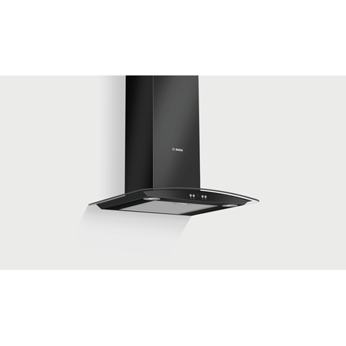 BOSCH DWA06E662 610M3 HAVALANDIRMA KAPASİTELİ SİYAH/CAM 3 KADEMELİ