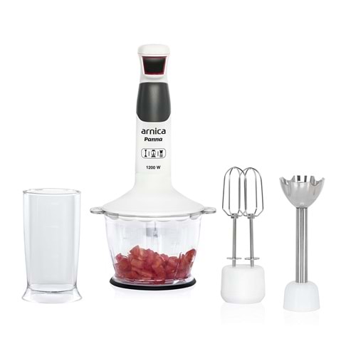 ARNİCA PANNA STİCK BLENDER SET BEYAZ