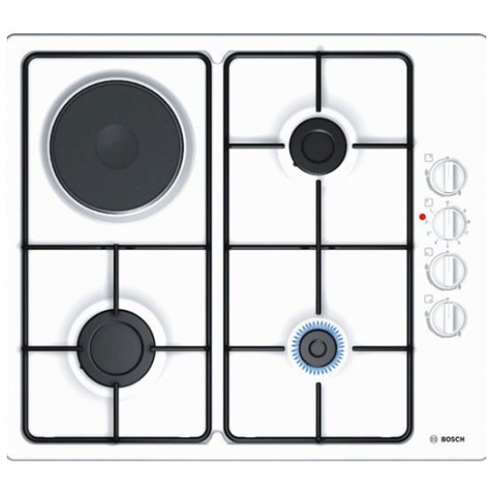 BOSCH 3 GAZ 1 ELEKTRİK BEYAZ OCAK PBY6C2B82Q