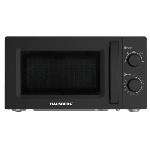 HAUSBERG HB8008NG SİYAH MİKRODALGA 20 LİTRE