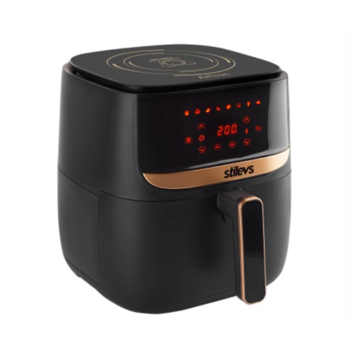 STİLEVS AİRTRON 5.7 LİTRE DİGİTAL AİRFRYER SİYAH/BAKIR