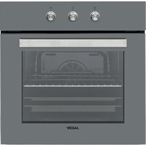 REGAL AF 7665 GC GRİ ANKASTRE TURBO FIRIN