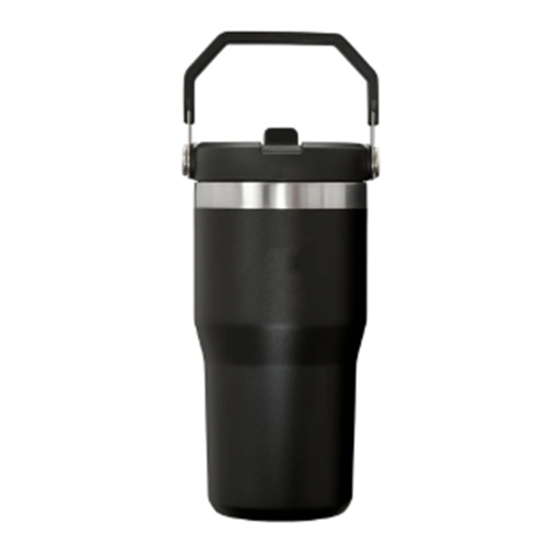 STANLEY İCEFLOW FLİP STRAW TUMBLER 590ML BLACK