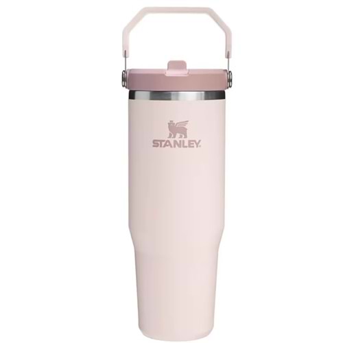 STANLEY İCEFLOW FLİP STRAW TUMBLER 30 OZ 890ML ROSE QUARTZ