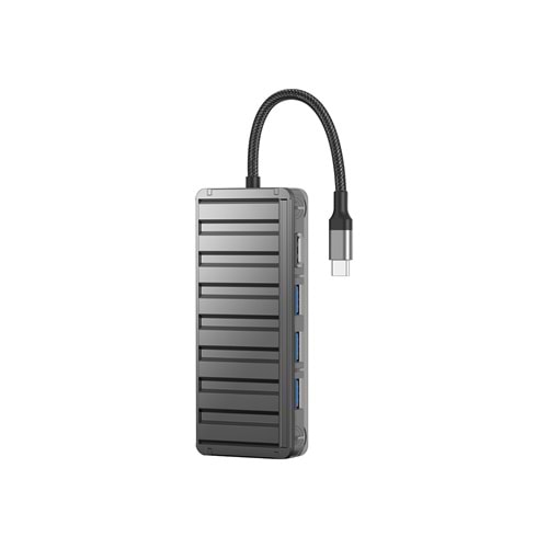 SUNİX USB-C 7İN1 HUB ADAPTÖR HB-12