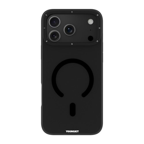 YOUNGKIT MAG SAFE HİDDEN KILIF SİYAH 17 PRO MAX