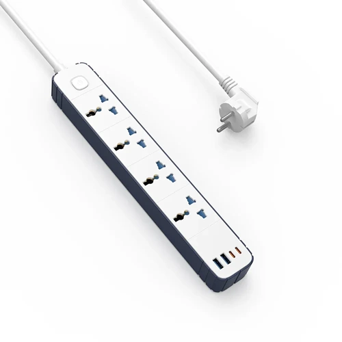 WİWU ÇOK FONKSİYONLU 4LÜ 20W ÇOKLU PRİZ 2X TYPE-C 2X USB-A S007
