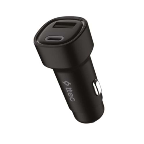 TTEC SMARTCHARGE DUO 3.1A ARAÇ ŞARJ ALETİ USB-C+USB-A 2CKS35S