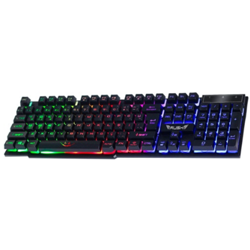 RUSH RK102S Q MEKANİK HİSLİ OYUNCU KLAVYE SİYAH