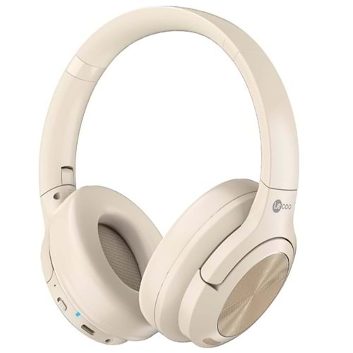 LECOO ES208 MİKROFONLU BLUETOOTH KULAKLIK KREM RENGİ