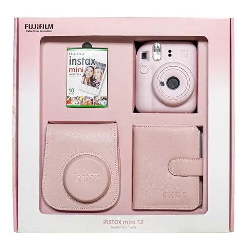 FUJİFİLM İNSTAX MİNİ 12 PİNK BUNDLE