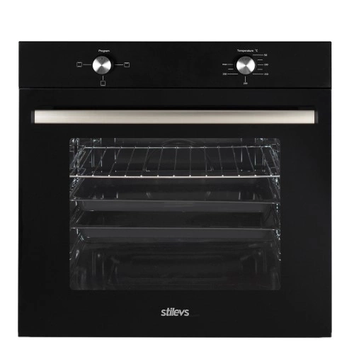 STİLEVS ST-AF-608 75 LİTRE SİYAH ANKASTRE FIRIN