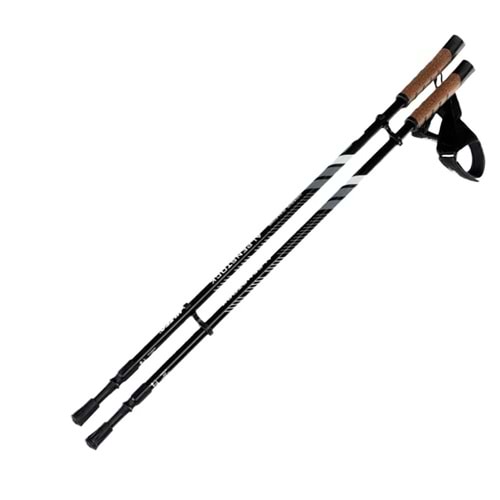HİTEC ALPENSTOCK İİ POLES YÜRÜYÜŞ BATONU BLACK/GREY 85-135CM