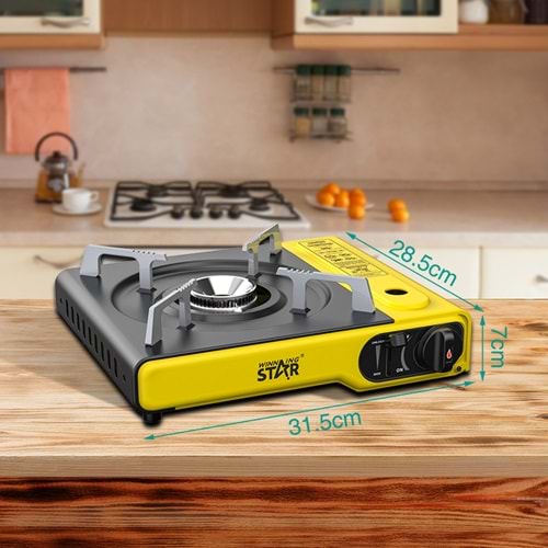 WİNNİNG STAR GAZLI TAŞINABİLİR OCAK ST-5658