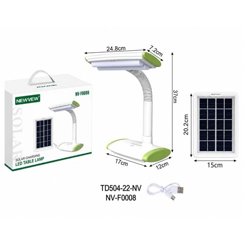 NEWVEW NV-F0008 SOLAR GÜNEŞ ENERJİLİ LED IŞIK 3.5W