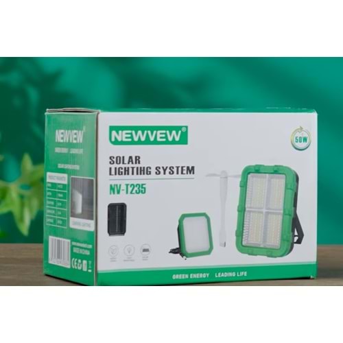 NEWVEW NV-T235 SOLAR GÜNEŞ ENERJİLİ ACİL DURUM IŞIĞI