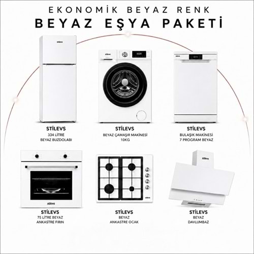 STİLEVS BEYAZ EŞYA PAKET EKONOMİK PAKET BEYAZ RENK