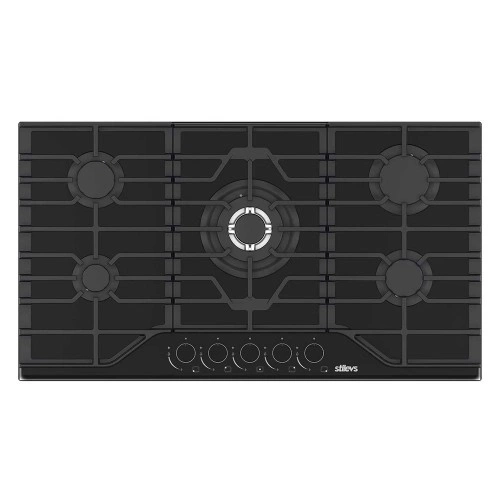 STİLEVS 5 GÖZ(WOK) DÖKÜM ANKASTRE SİYAH OCAK ST-AO-9051G