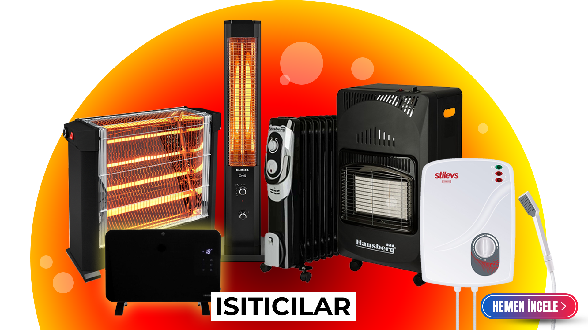 SOBA, ISITICI, ELEKTRİKLİ ISITICI, ŞOFBEN