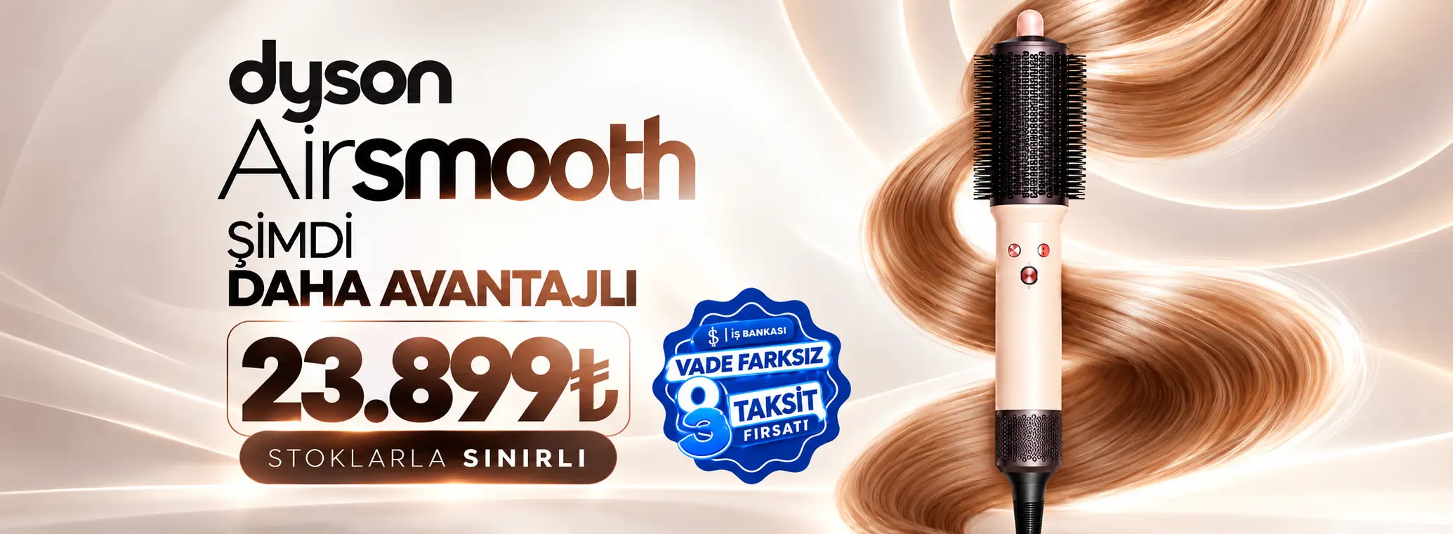Kıbrıs Dyson Airsmooth Saç Şekillendirici