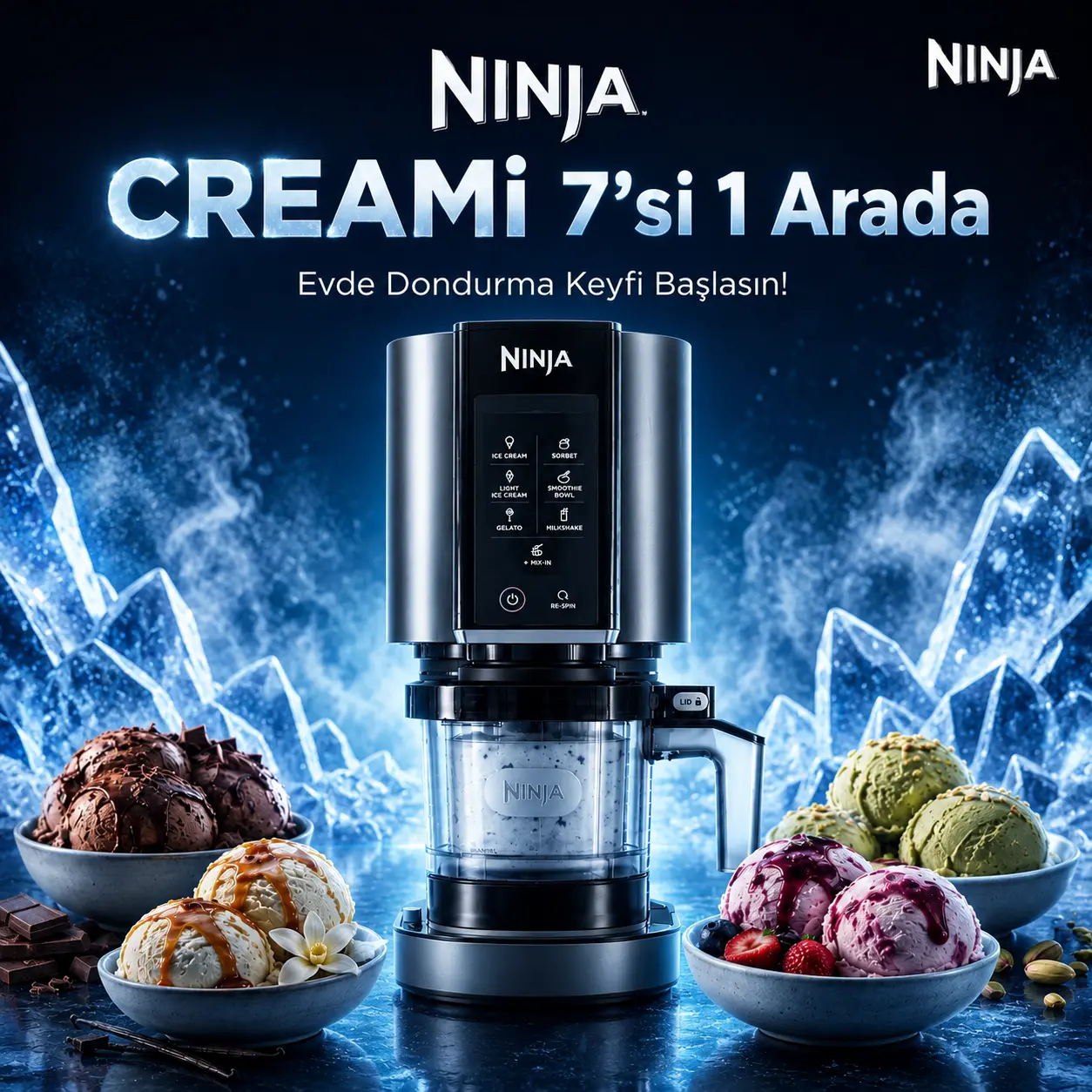Kıbrıs Ninja Dondurma Makinesi