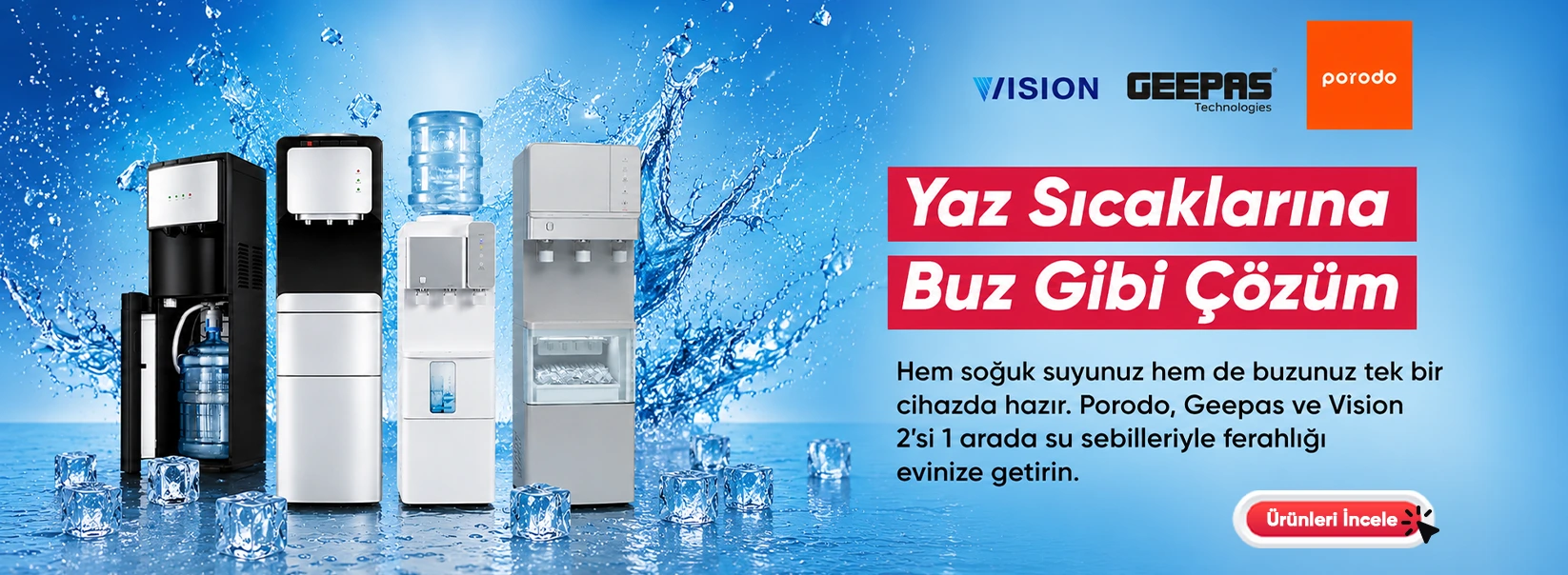 Kıbrıs Su Sebili Buz Makineli