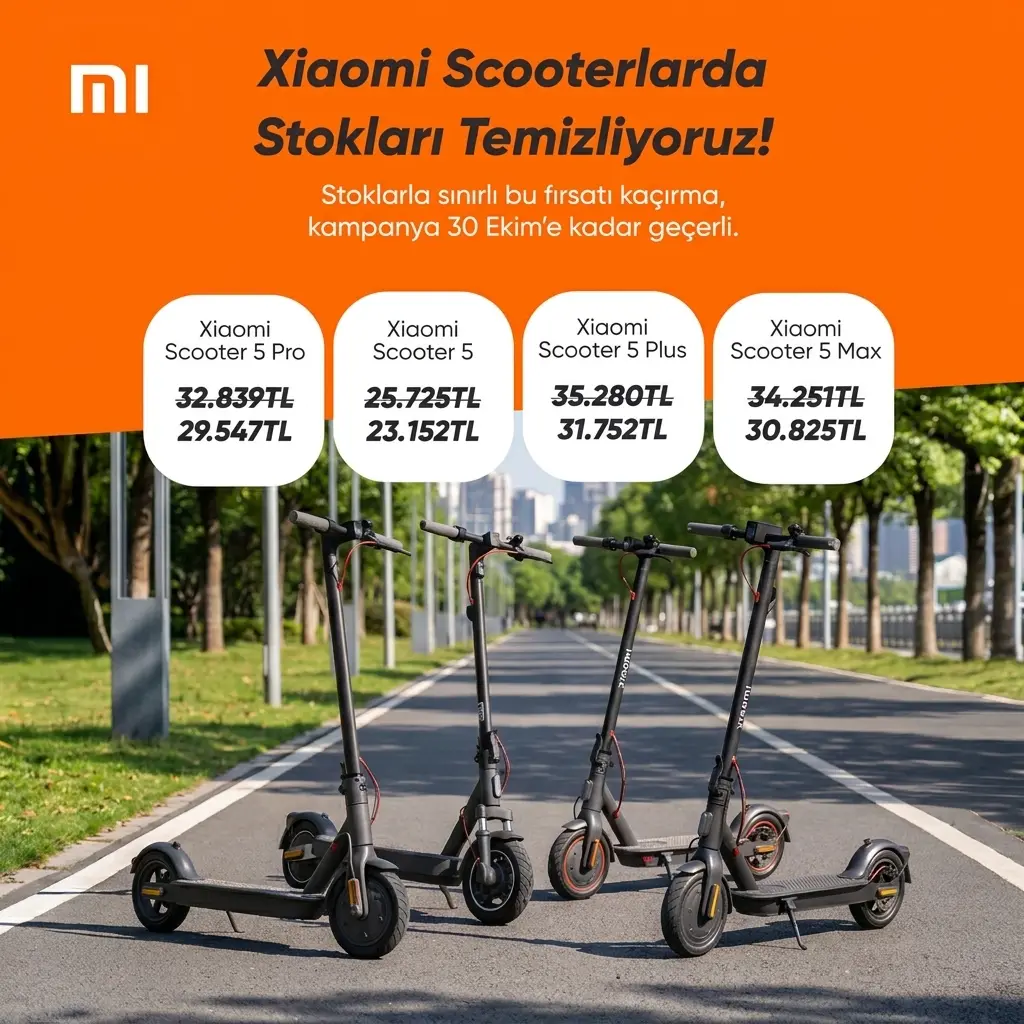Kıbrıs Xiaomi Scooter
