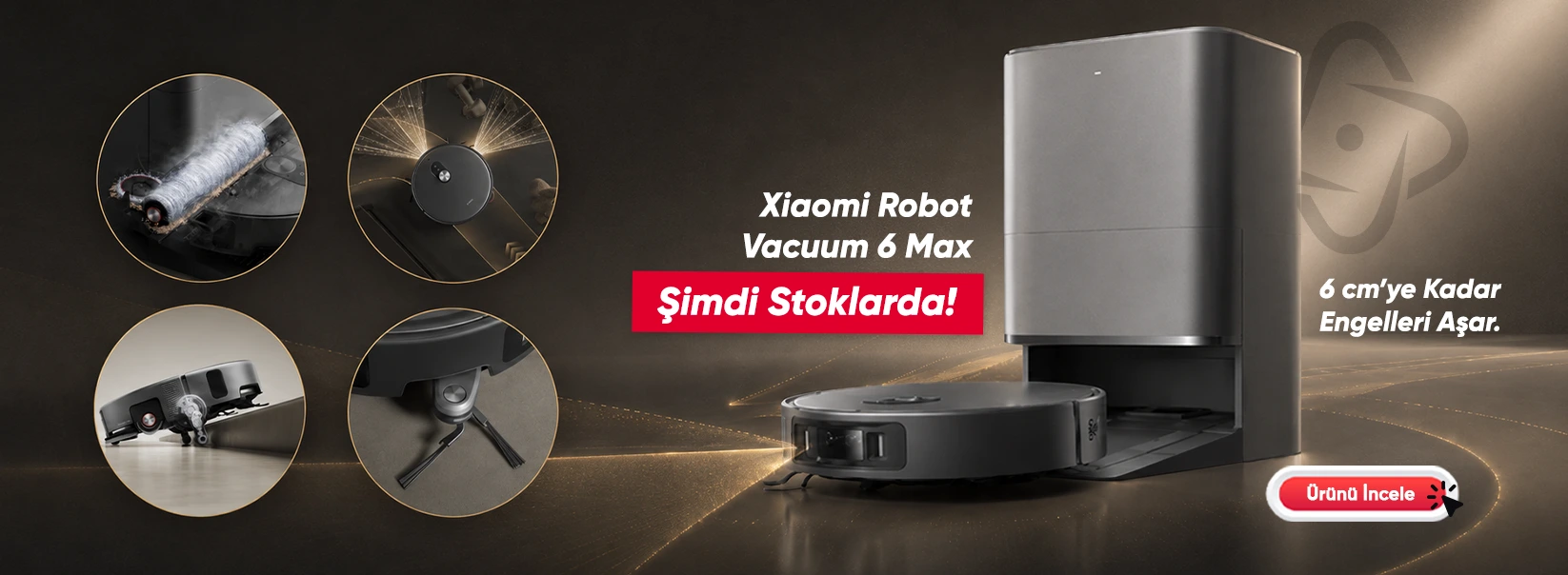 Kıbrıs Xiaomi Robot Vacuum 6 Max