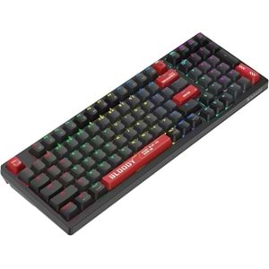 BLOODY WS98 MEKANİK RED SWİTCH RGB ANTİ-GHOSTİNG KABLOLU GAMİNG KLAVYE