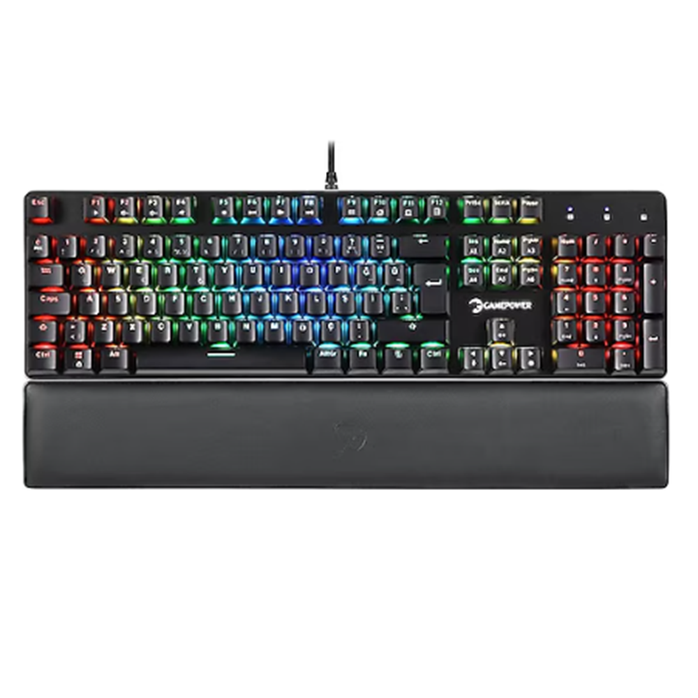 GAMEPOWER OGRE RGB USB MEKANİK GAMİNG KLAVYE RED SWİTCH SİYAH
