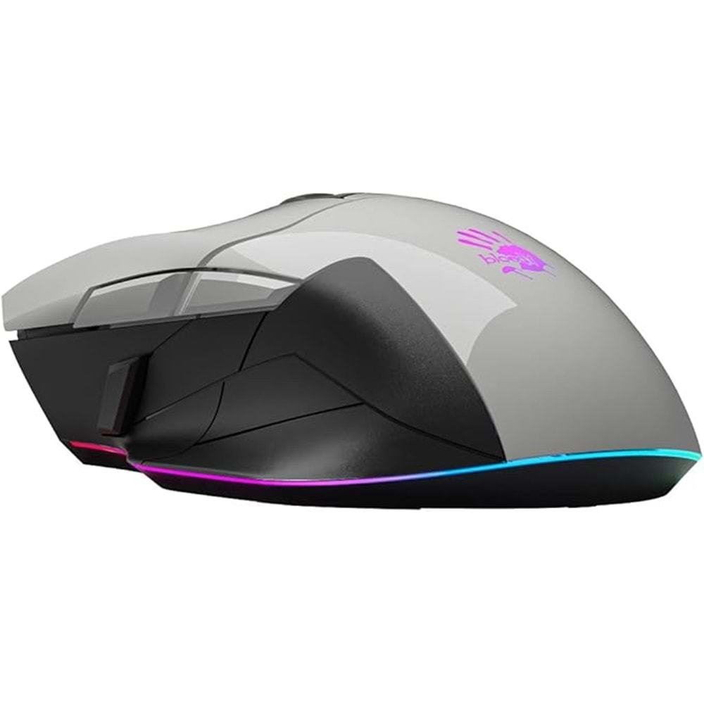 BLOODY W70 MAX 10K CPI OPTİK RGB GAMİNG MOUSE BEYAZ