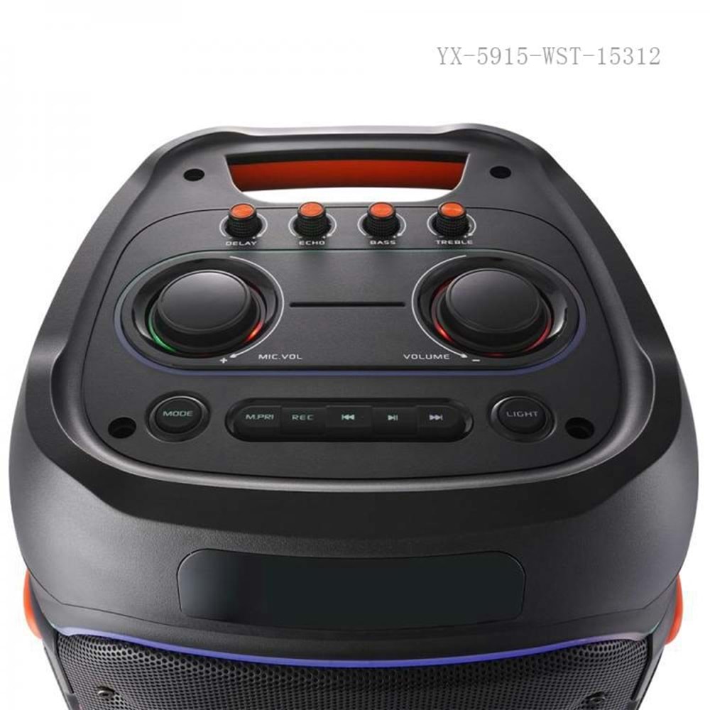 WİNNİNG STAR PORTABLE PARTY BOX MİKROFONLU ST-8101