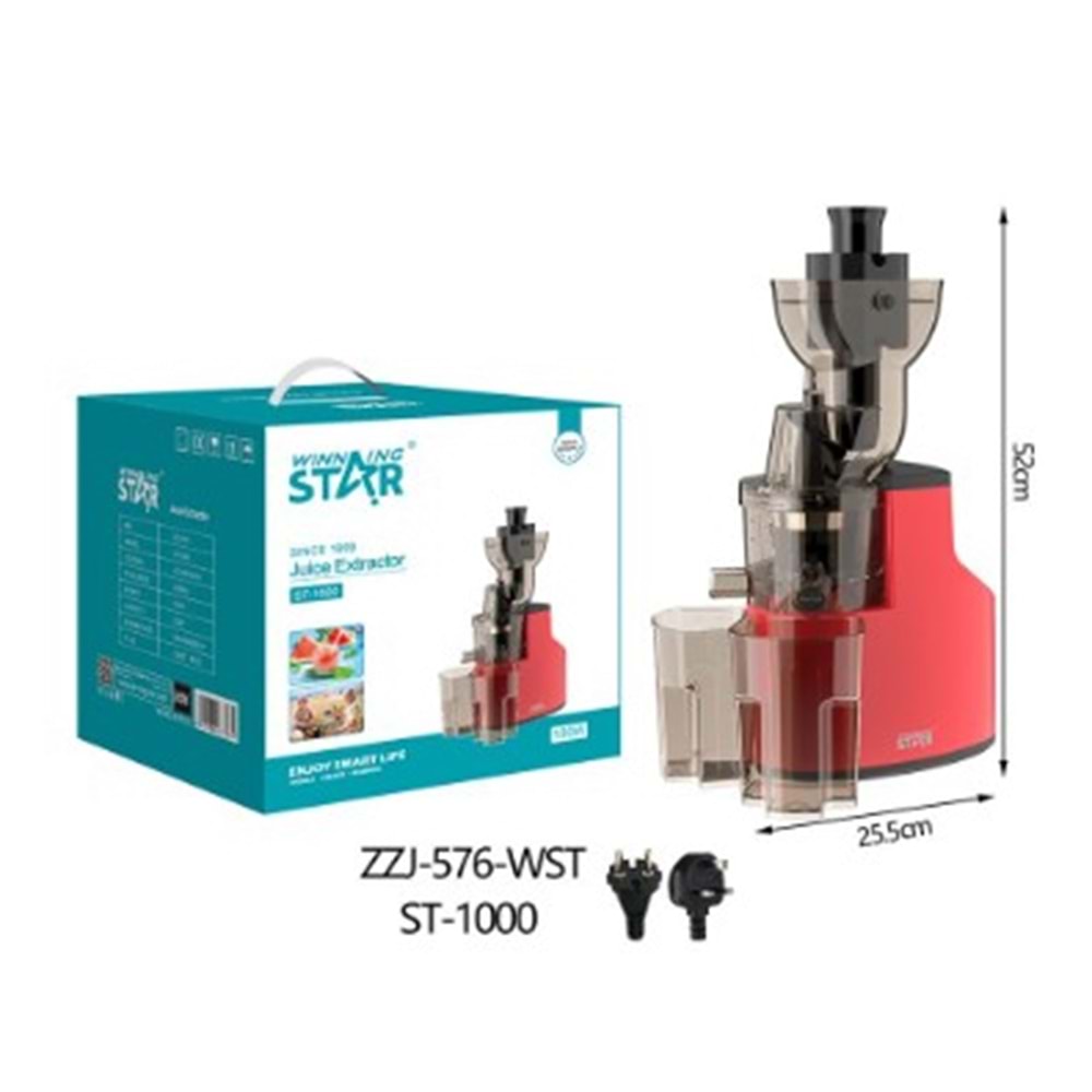 WİNNİNG STAR ST-1000 MEYVE SIKACAĞI JUİCE EXTRACTOR