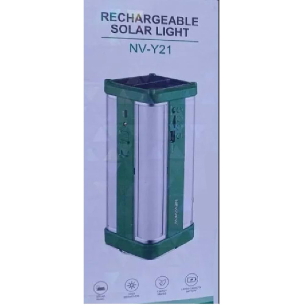 NEWVEW NV-Y21 SOLAR ŞARJLI DIŞ MEKAN IŞIK KAYNAĞI