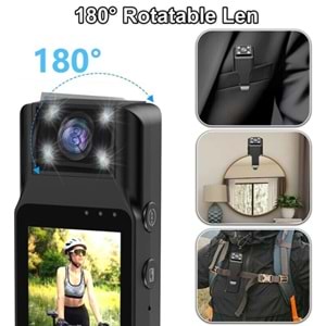 ANDOWL 4K POCKET CLİP FULL HD CAMERA Q-SA01 2554128